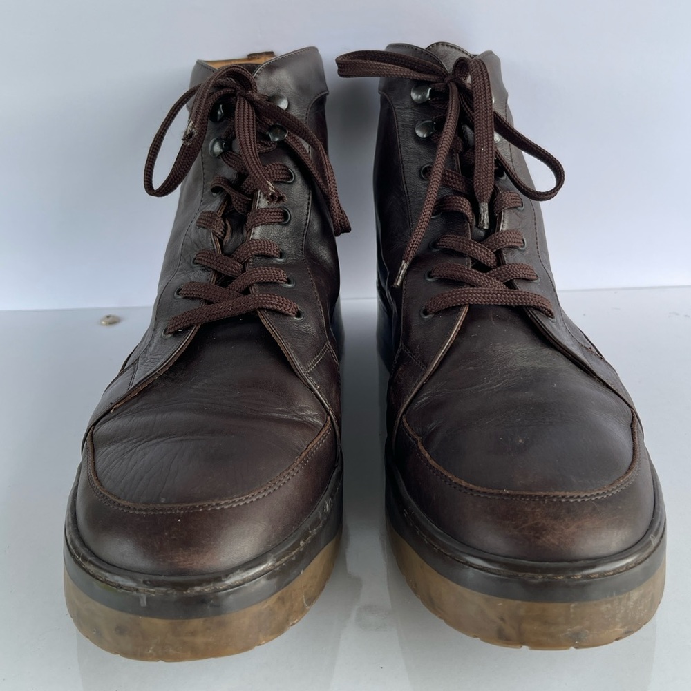 Louis Vuitton Men's Brown Leather Boots 10.5 - Picture 7 of 16